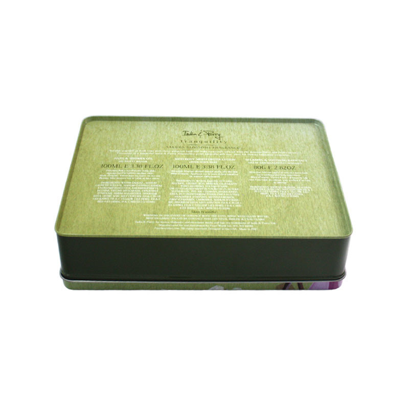 长方形腰果铁盒