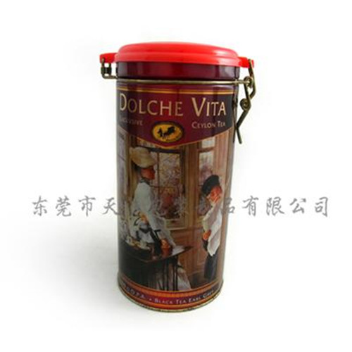 圆形马口铁红茶茶叶罐制罐厂