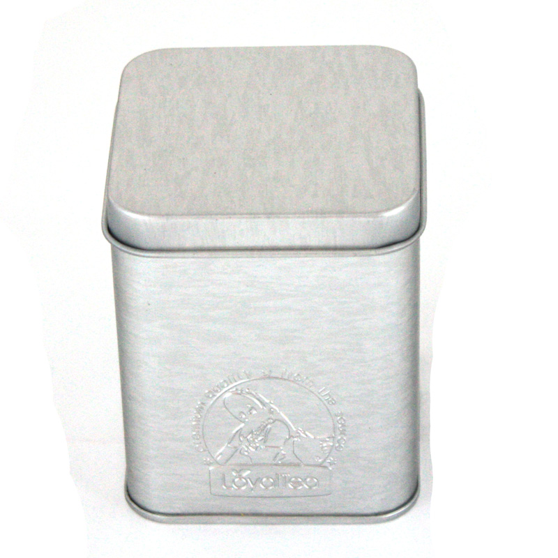 定制生产高档老白茶马口铁包装盒 供应方形带内盖老白茶铁盒子