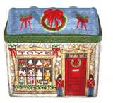 马口铁创意圣诞屋子铁盒定制