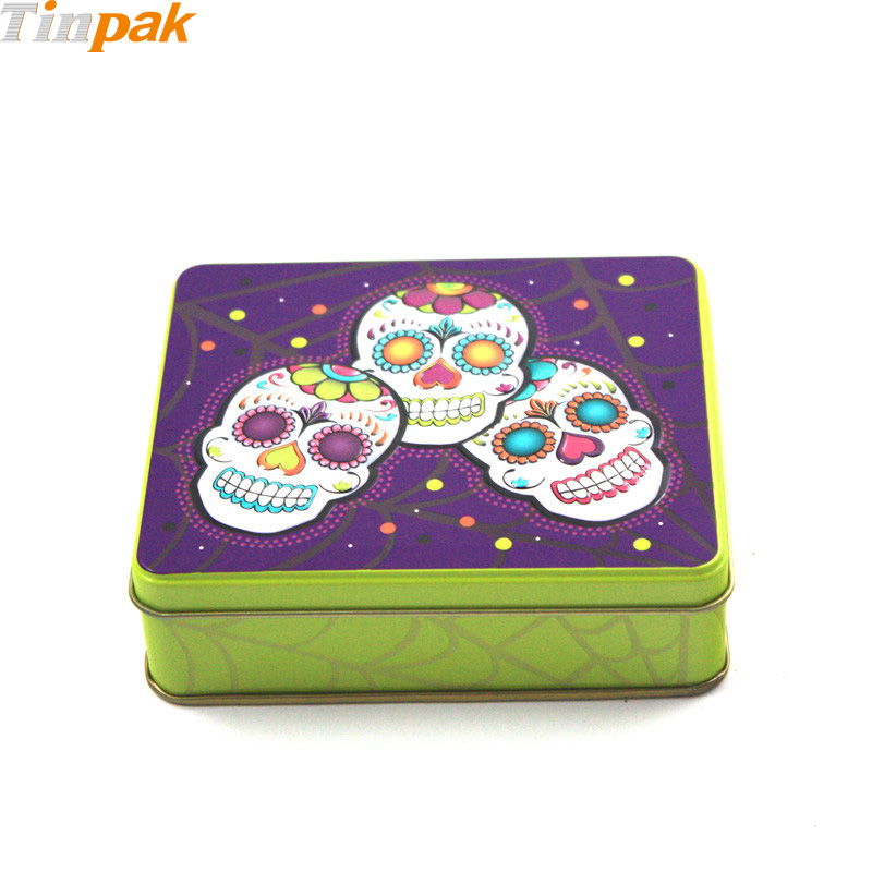 方形带内托腰果马口铁盒定制厂家