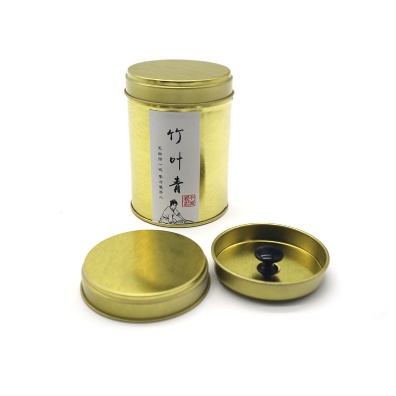 食品级马口铁竹叶青茶叶罐 防氧化密封茶叶铁罐